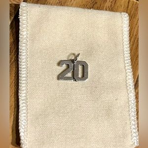 James Avery | Silver Number 20 Charm